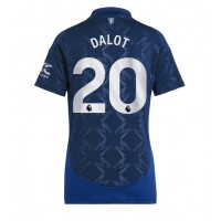 Manchester United Diogo Dalot #20 Auswärtstrikot Frauen 2024-25 Kurzarm